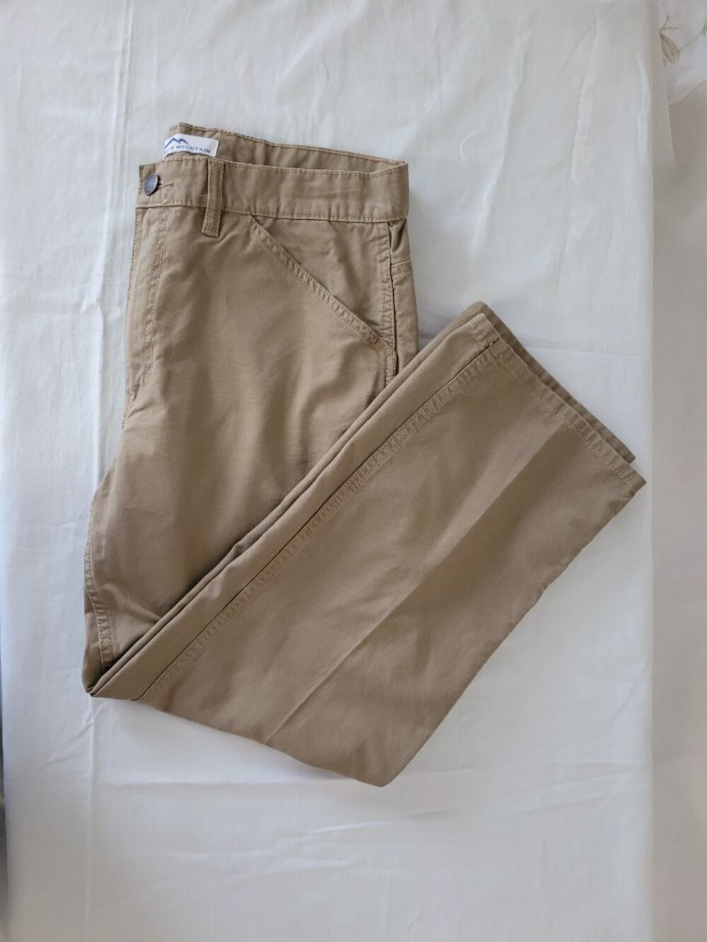 Khaki Carpenter Pants Mens Dark Tan 36x30 - Picture 4 of 14